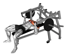 Chest press orizzontale alla macchina (carico a piastre)