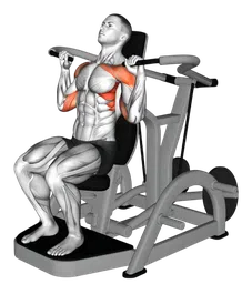 Shoulder press alla macchina (variante 3)