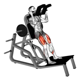 Squat verticale alla macchina