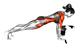 Plank walk-up