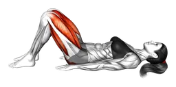 Glute bridge con pulsazioni