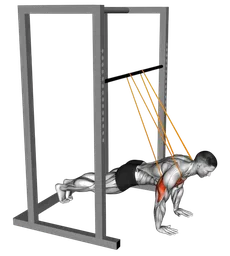 Push-up assistito con elastico