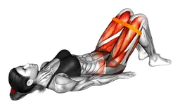 Glute bridge abduction con elastico
