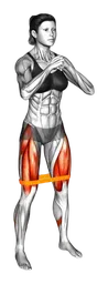 Squat jump con elastico