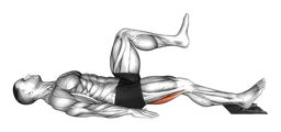 Leg curl eccentrico a una gamba agli anelli con asciugamano