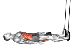 Leg curl con anelli e blocco yoga