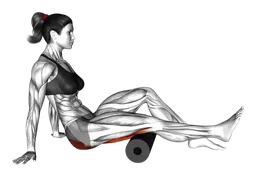 Roll ischiocrurali e glutei da seduto