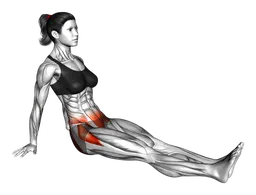 Mantenimento dell'allungamento a gambe incrociate da seduto