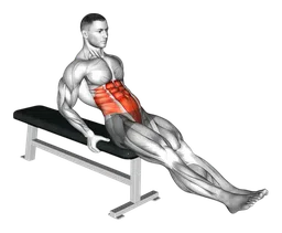 Leg raise da seduto