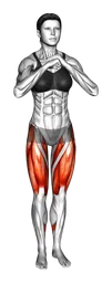 Passo laterale con squat profondo