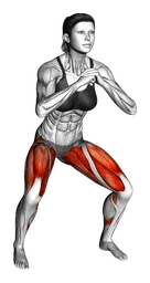 Squat camminata laterale
