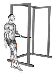 Squat a una gamba con supporto (pistol)