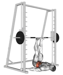Hip raise al multipower