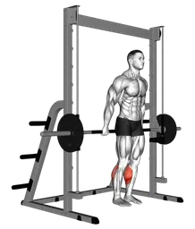 Calf raise inverso al multipower