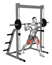Split squat al multipower