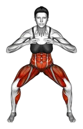 Squat air bike