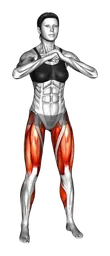 Squat con curl per ischiocrurali