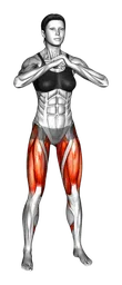 Squat con slancio laterale della gamba