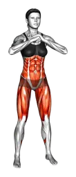 Squat con calcio laterale potente