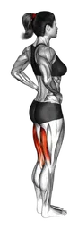 Leg curl in piedi