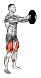 Squat controbilanciato zavorrato
