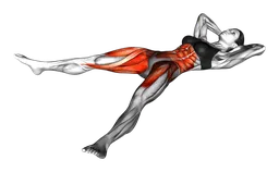 Sit-up a gambe divaricate